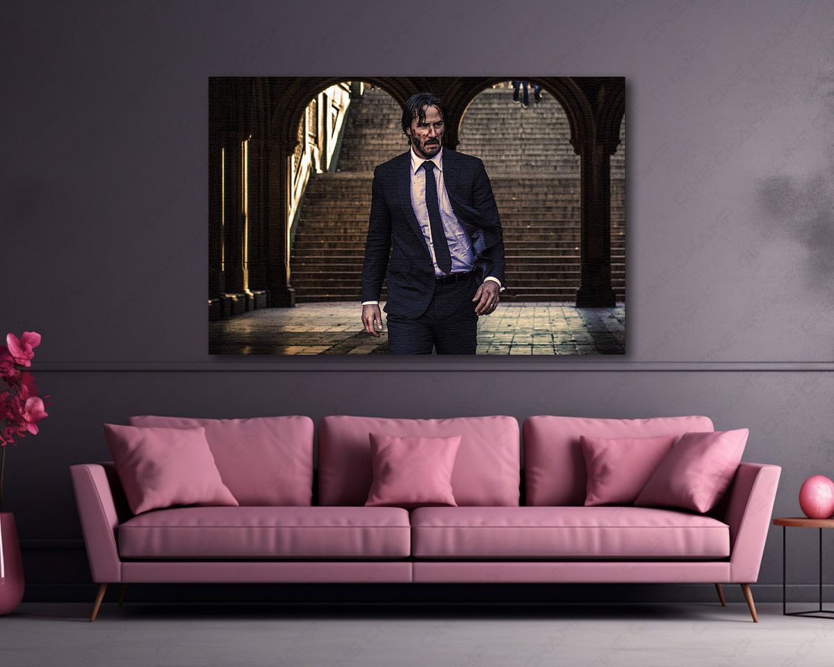 John Wick 2 assassin cinematic artwork
