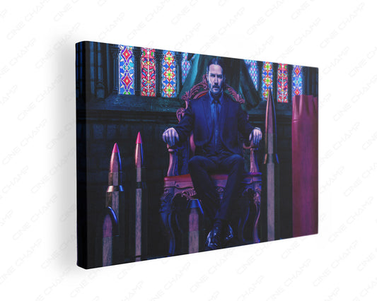 John Wick 2 cinematic canvas wall art