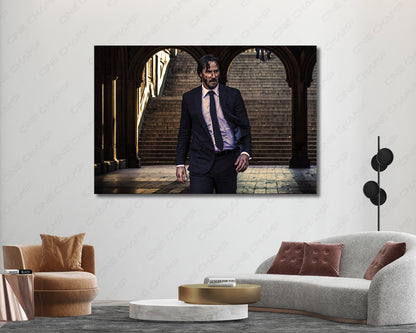 John Wick 2 luxury action canvas