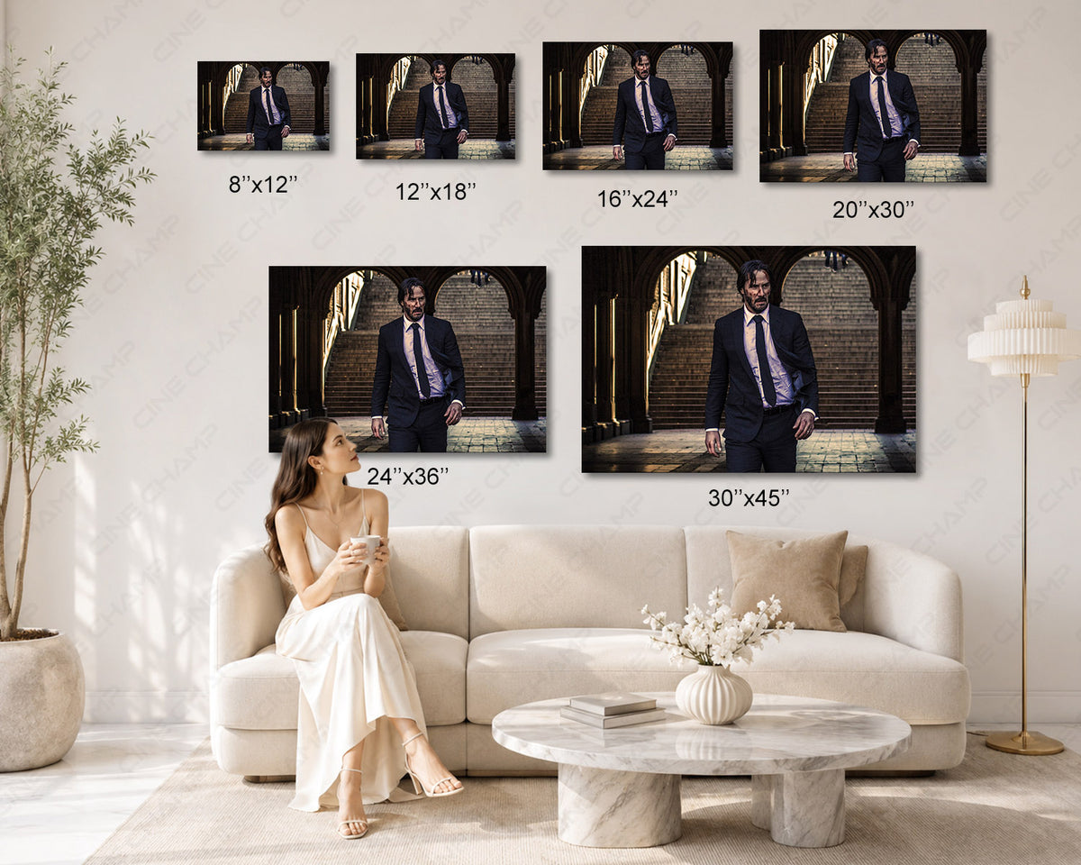 John Wick 2 stylish movie canvas