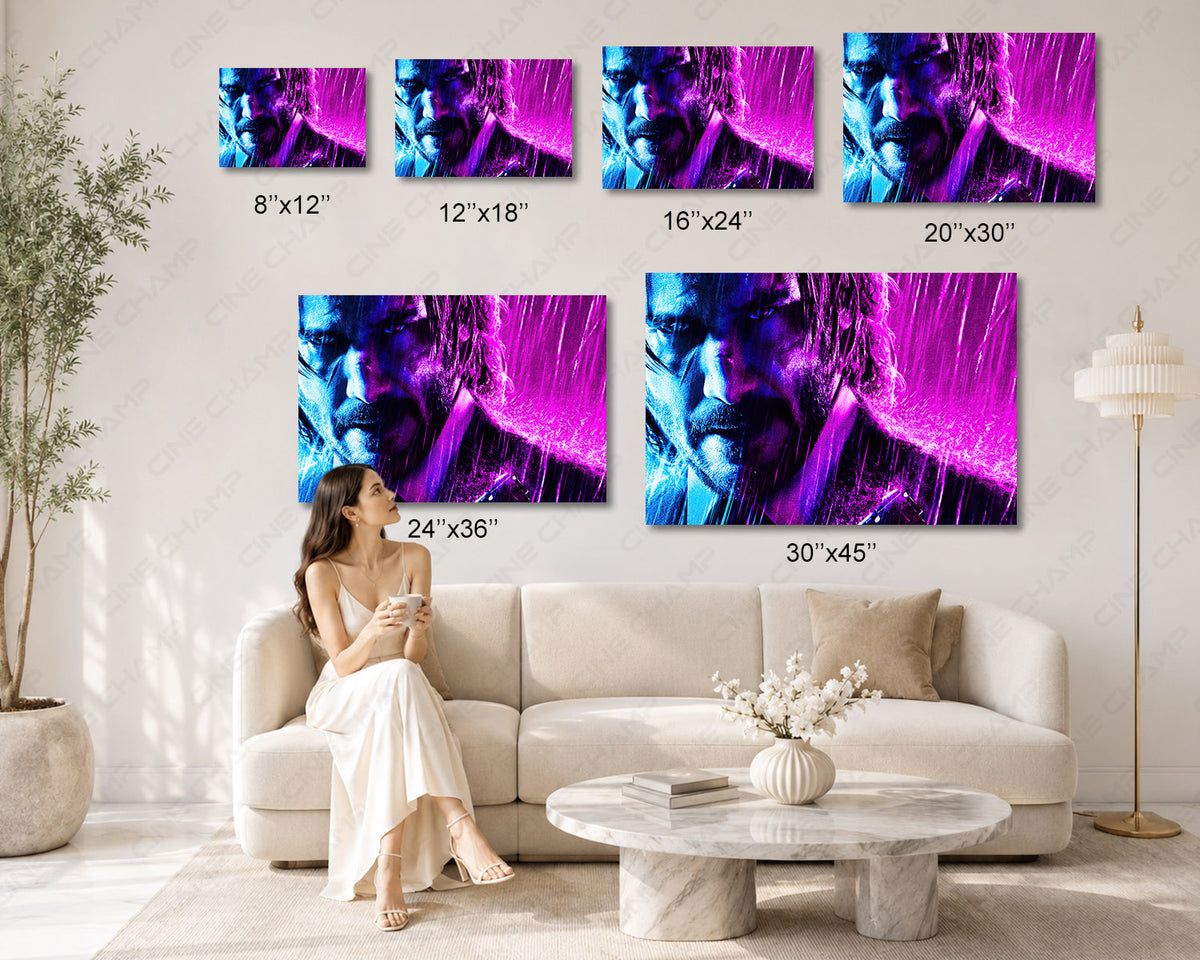 John Wick 4 character premium canvas