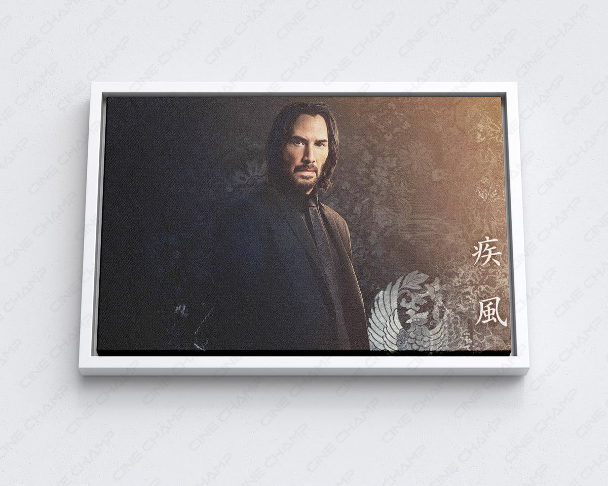 John Wick 4 dramatic cinematic wall canvas