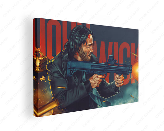 John Wick 4 painting canvas wall art