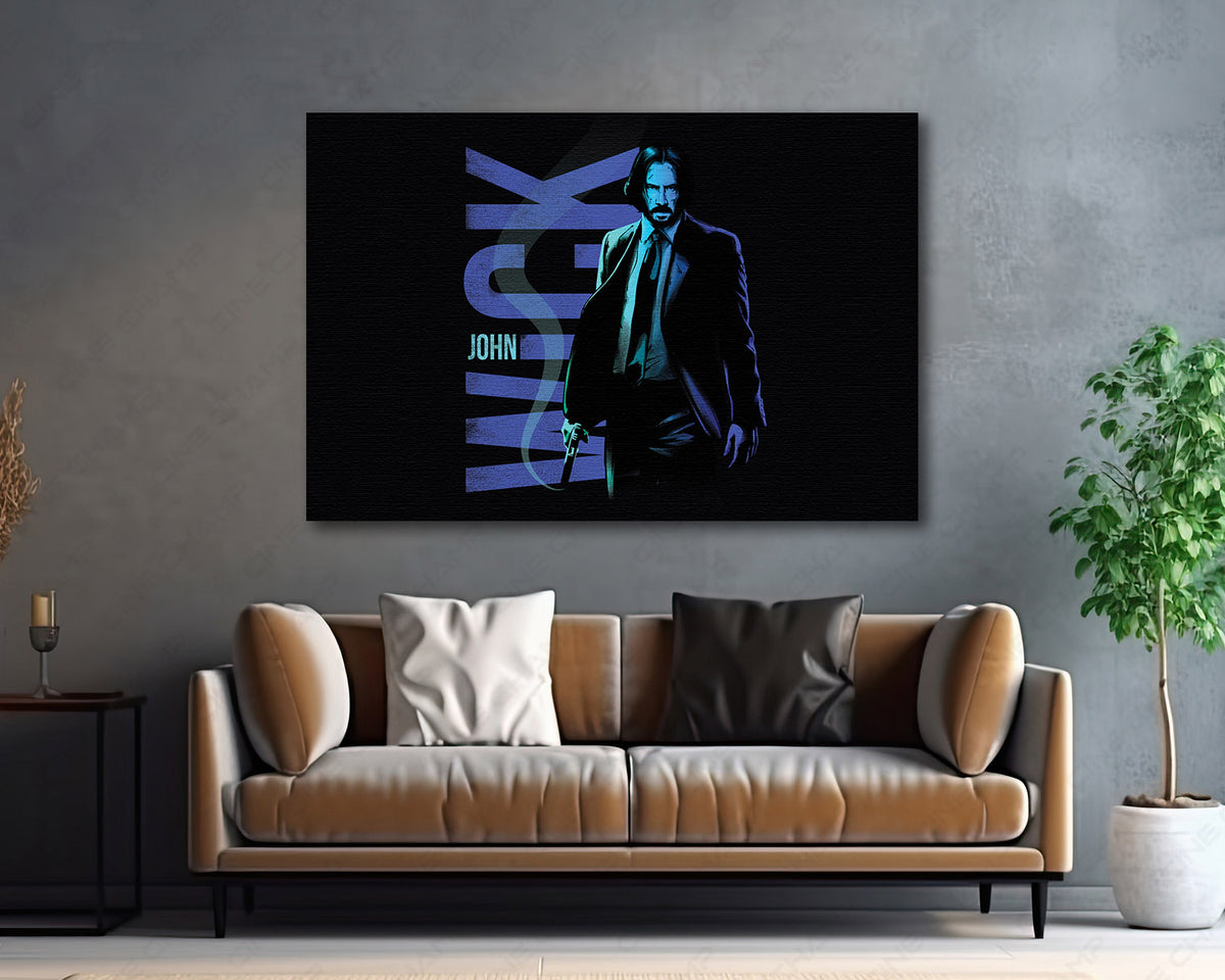 John Wick 4 pop art canvas print