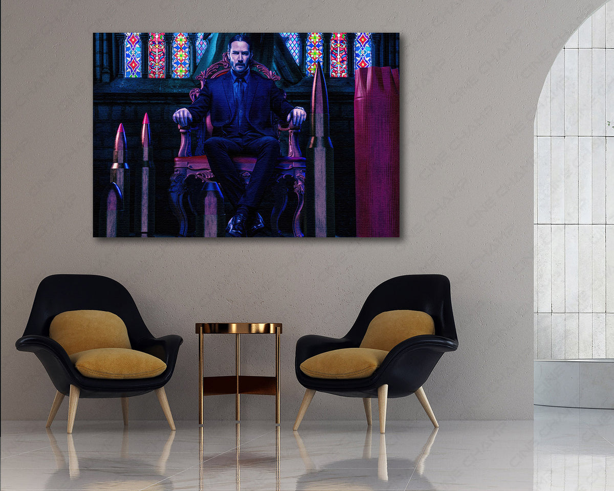 John Wick Chapter 2 movie canvas print