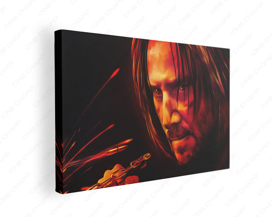 John Wick Chapter 4 badass canvas wall art