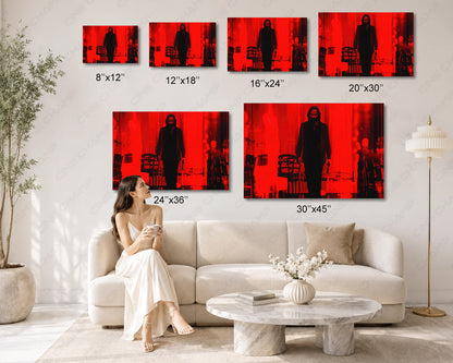 John Wick Chapter 4 cinematic premium canvas