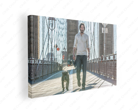 John Wick Chapter Two cinematic canvas wall artwork