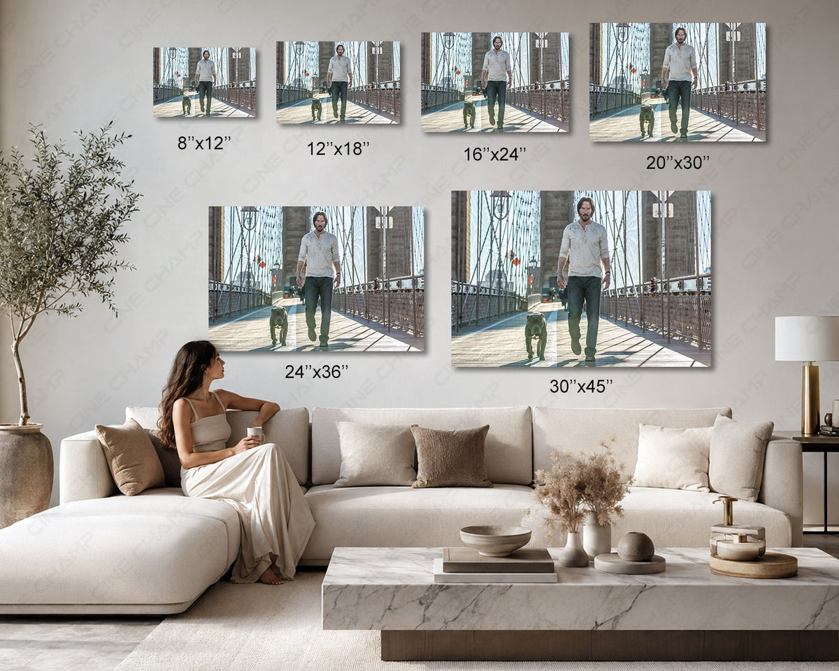 John Wick Chapter Two premium home theater wall art