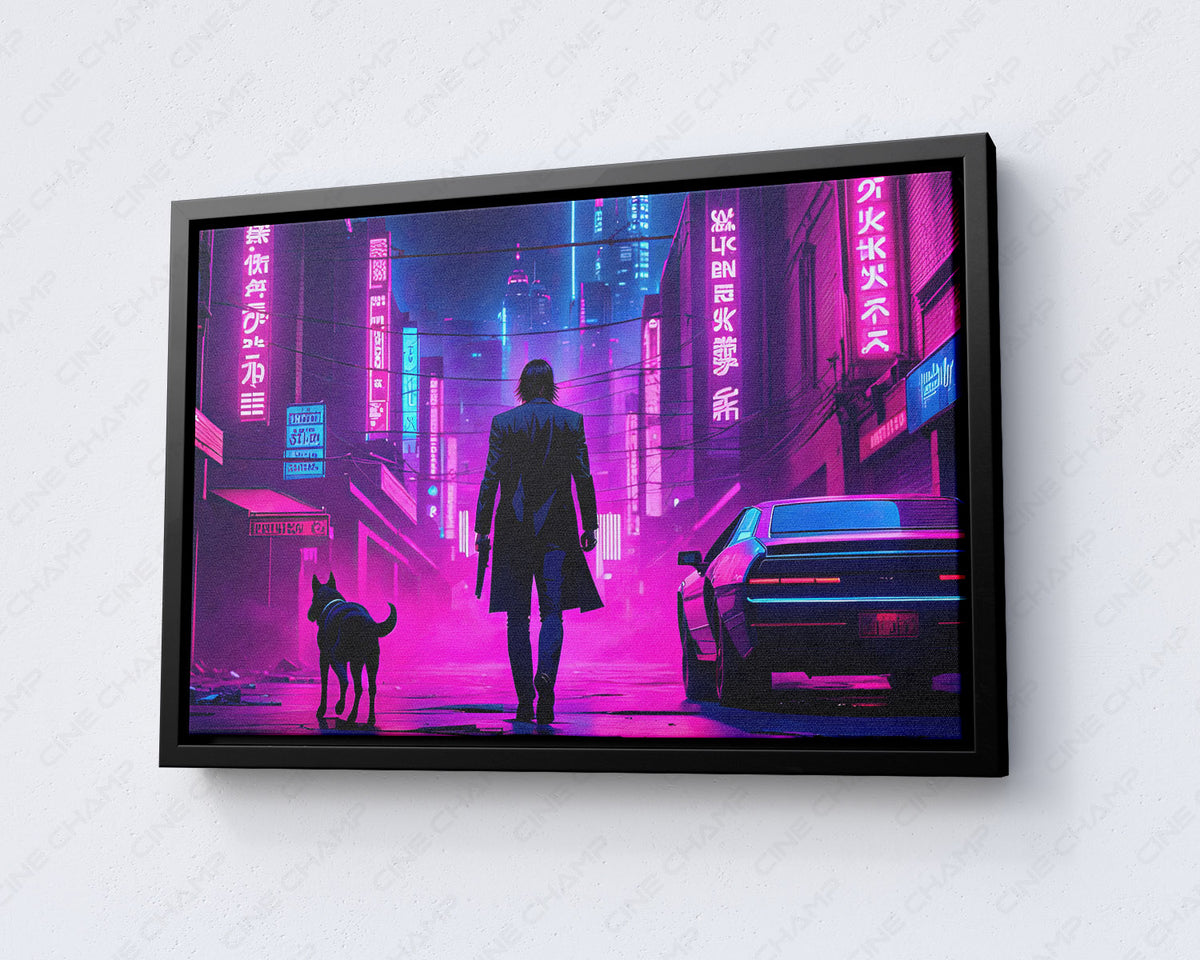 John Wick Emotional Movie Canvas