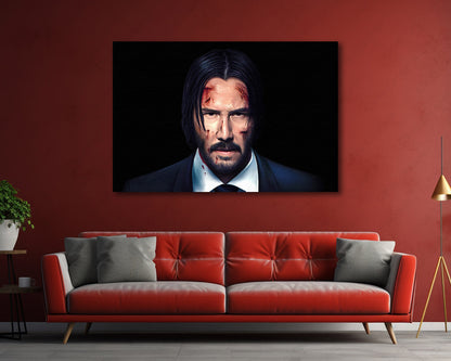 John Wick Keanu Reeves canvas print