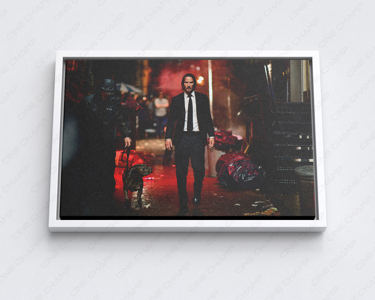 John Wick Parabellum action canvas