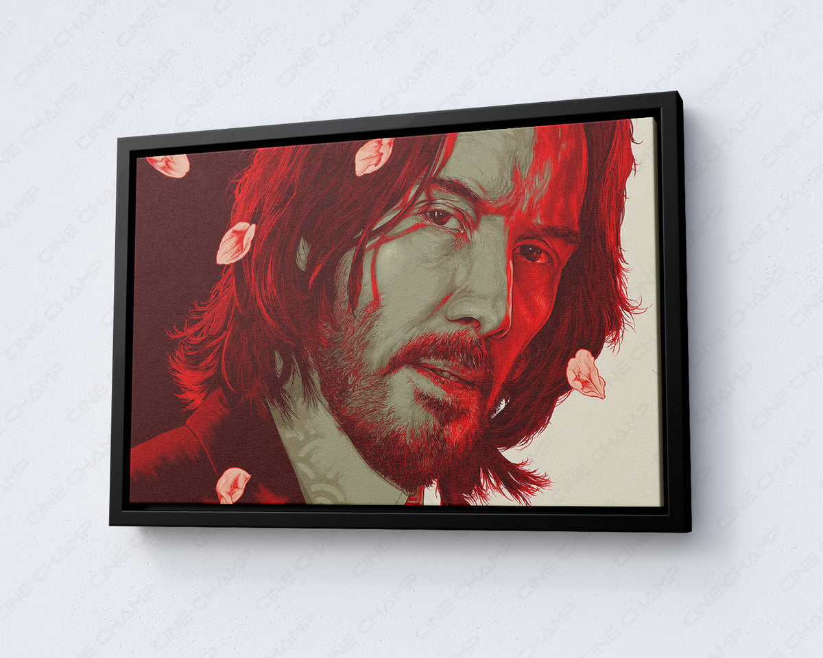 John Wick artistic movie wall artwork