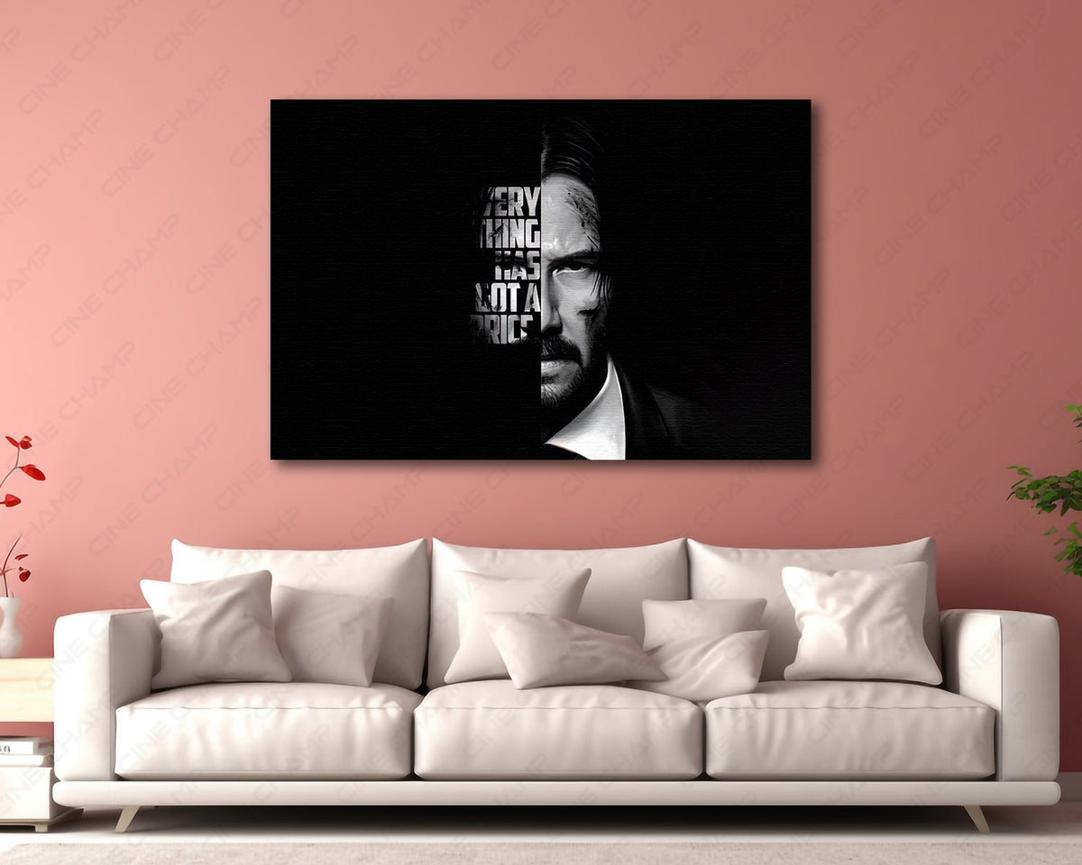 John Wick cinematic action artwork