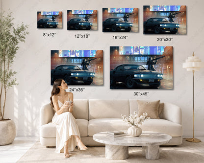 John Wick cinematic alert wall artwork