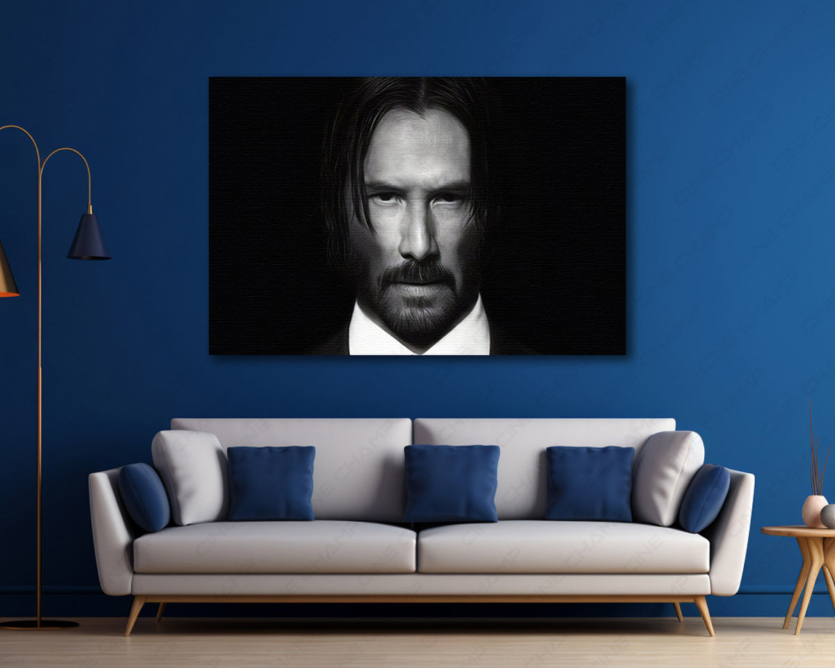 John Wick cinematic collector wall art