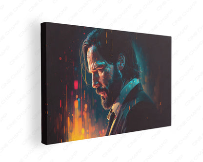John Wick cinematic legend canvas wall art