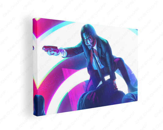 John Wick don't set him off canvas wall art