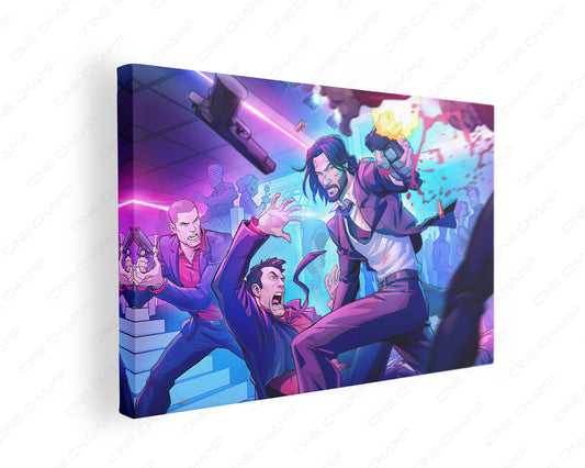 John Wick fanart canvas wall decoration