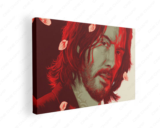 John Wick illustration art canvas wall decoration