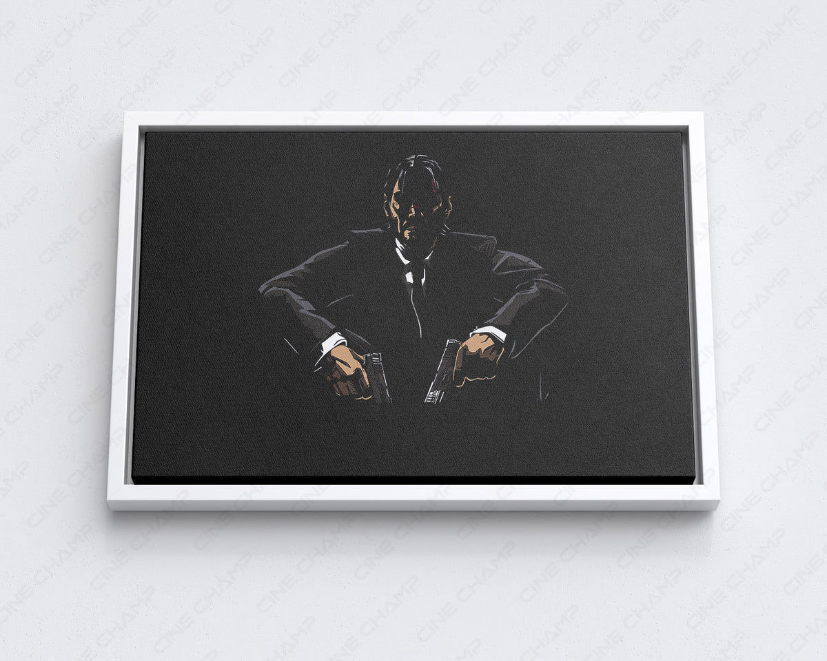 John Wick legendary assassin canvas