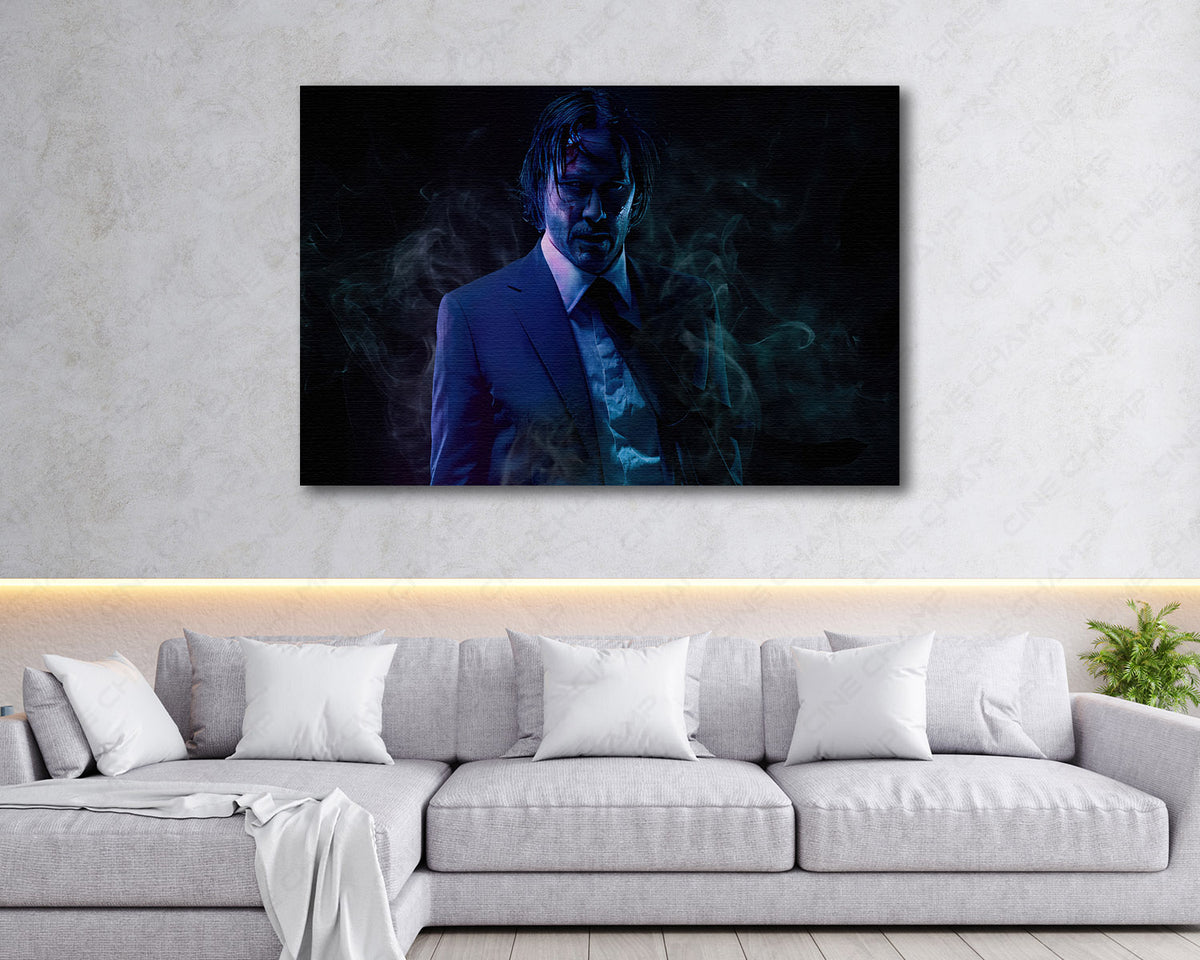 John Wick legendary comeback canvas print