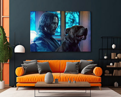 John Wick loyal companion movie art print