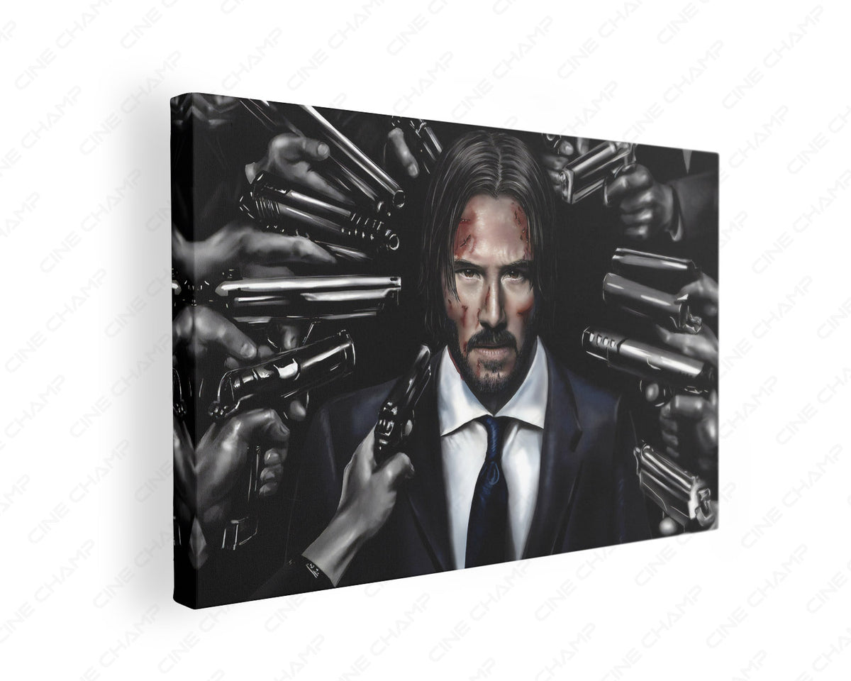 John Wick luxury movie canvas wall art