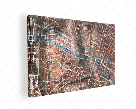 John Wick map canvas world art wall decoration