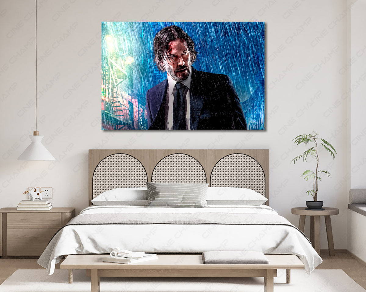 John Wick movie actor premium canvas