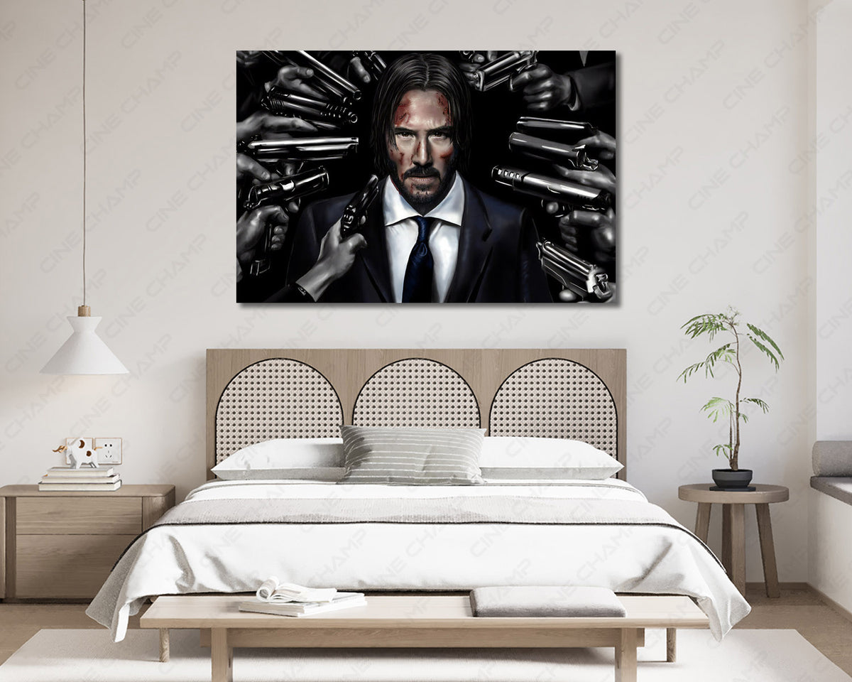 John Wick premium home theater canvas