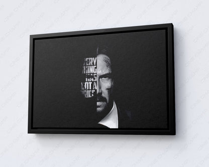 John Wick quote wall decor