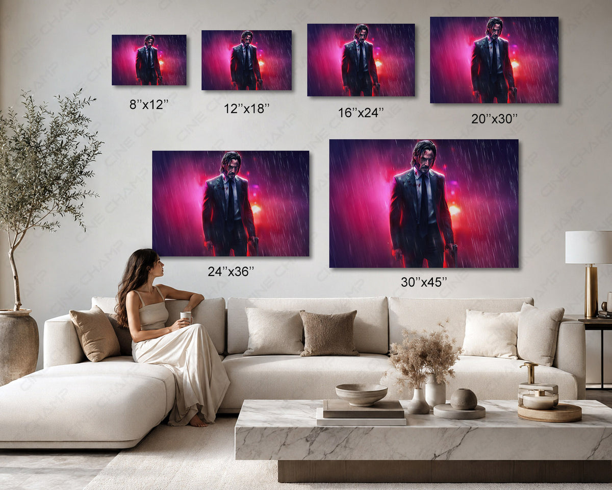 John Wick sophisticated collector wall canvas