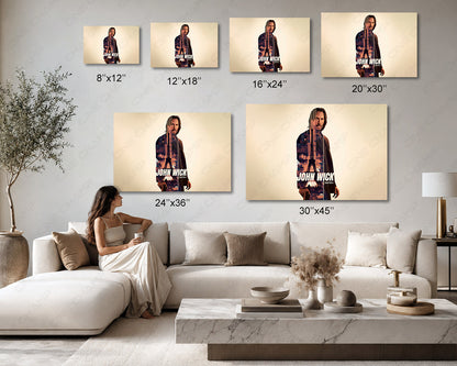 John Wick understated premium wall display