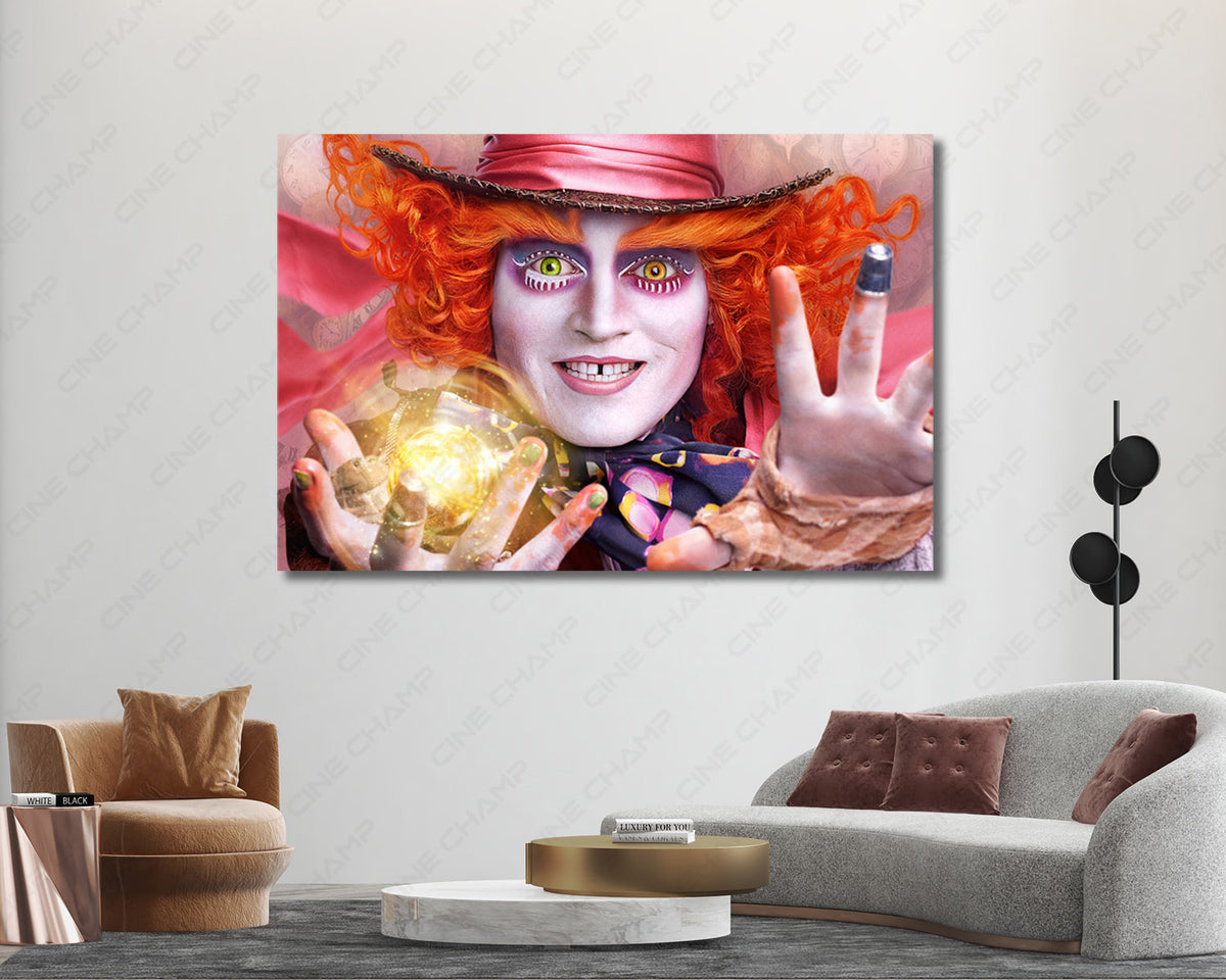 Johnny Depp Mad Hatter collector canvas