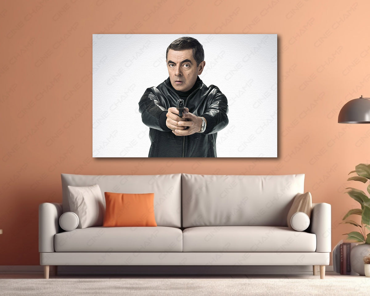 Johnny English Strikes Again canvas print