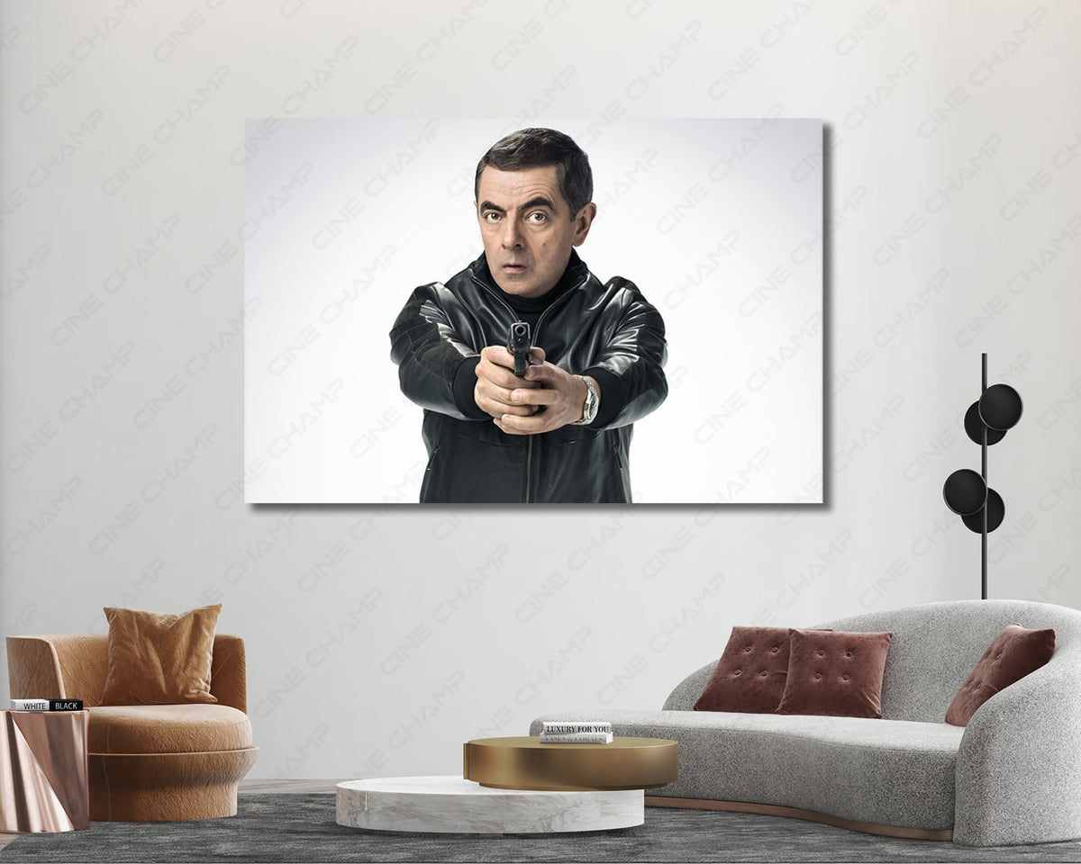Johnny English action comedy canvas