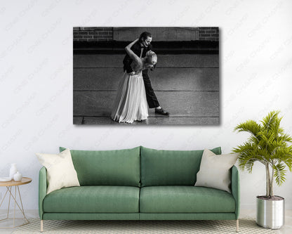 Joker Folie A Deux Dancing Canvas Print