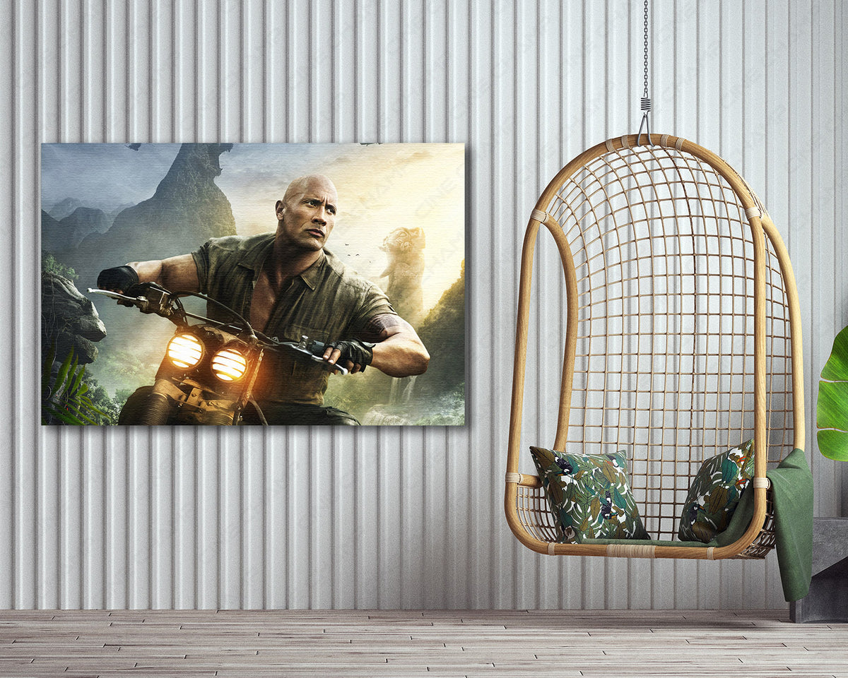 Jumanji adventure movie canvas artwork