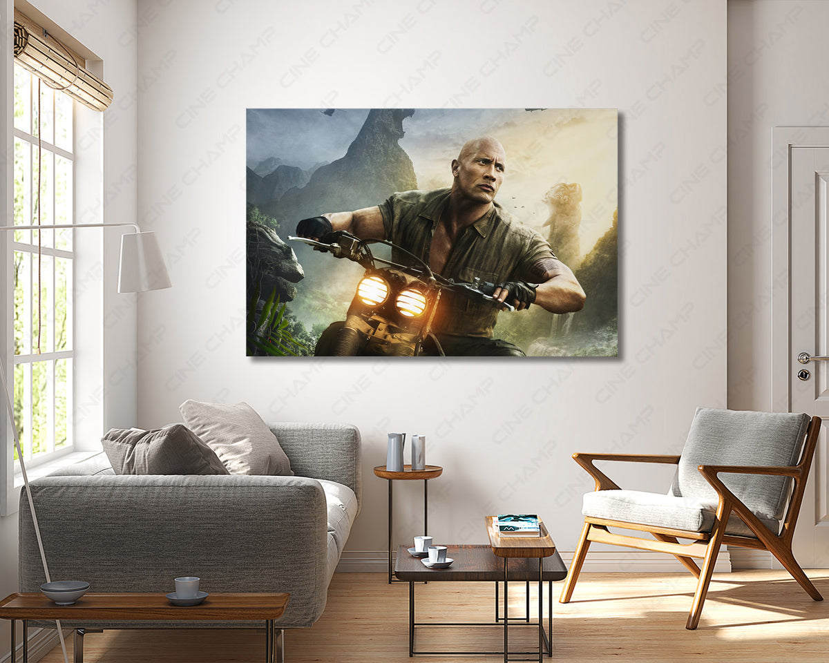 Jumanji wall art for home theater