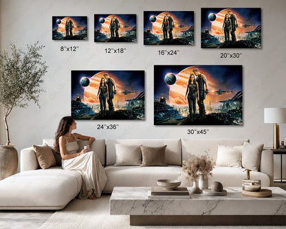 Jupiter Ascending Home Theater Canvas