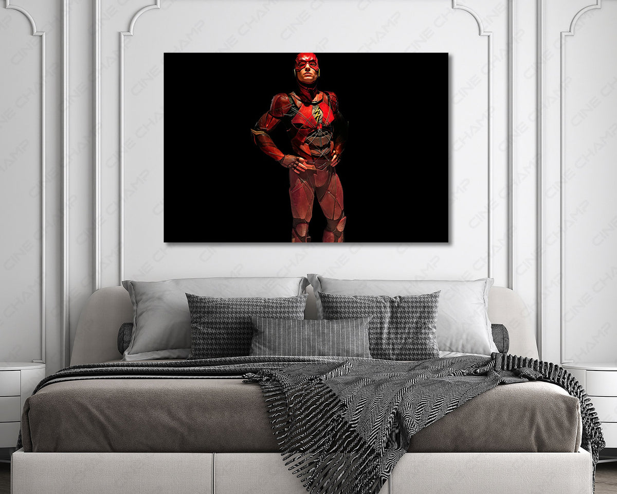 Justice League Flash superhero artwork