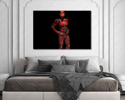Justice League Flash superhero artwork