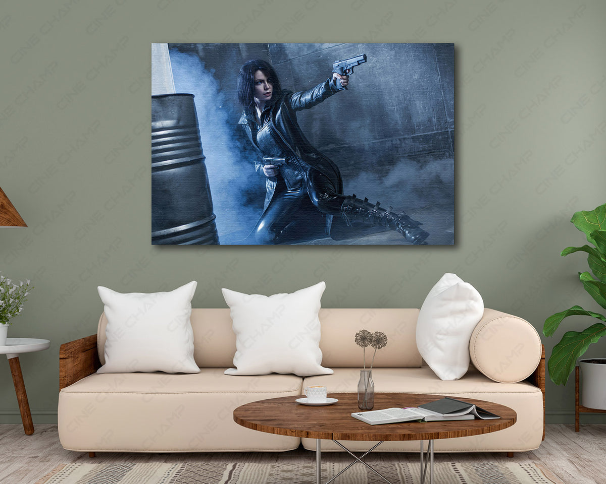 Kate Beckinsale Selene Canvas Print