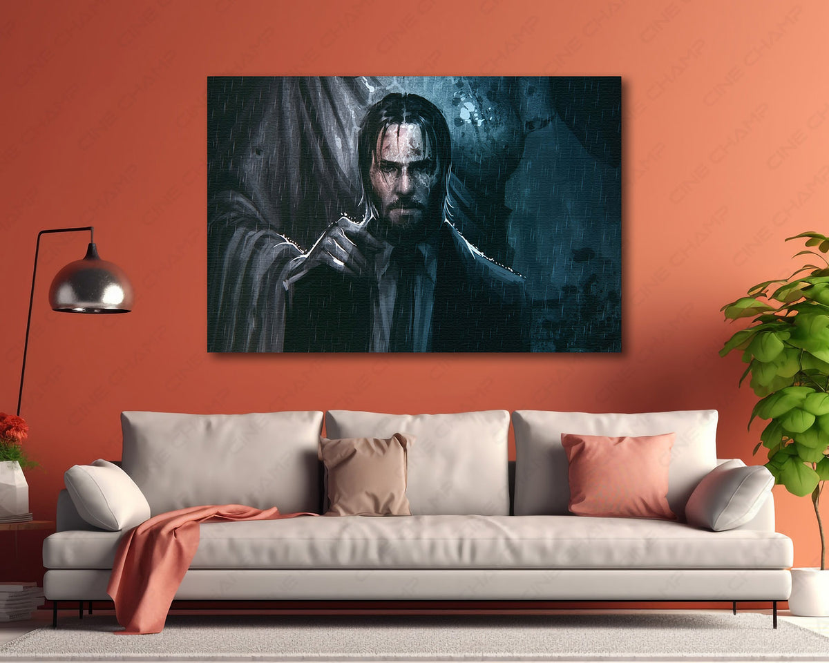 Keanu Reeves John Wick canvas print