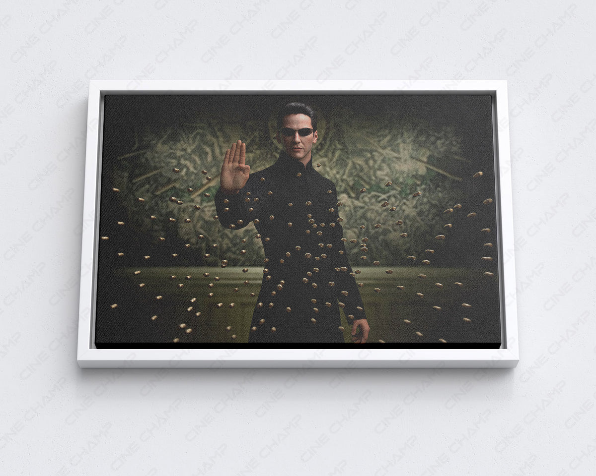 Keanu Reeves Matrix Character Wall Art