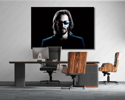 Keanu Reeves Neo Resurrections Canvas Print