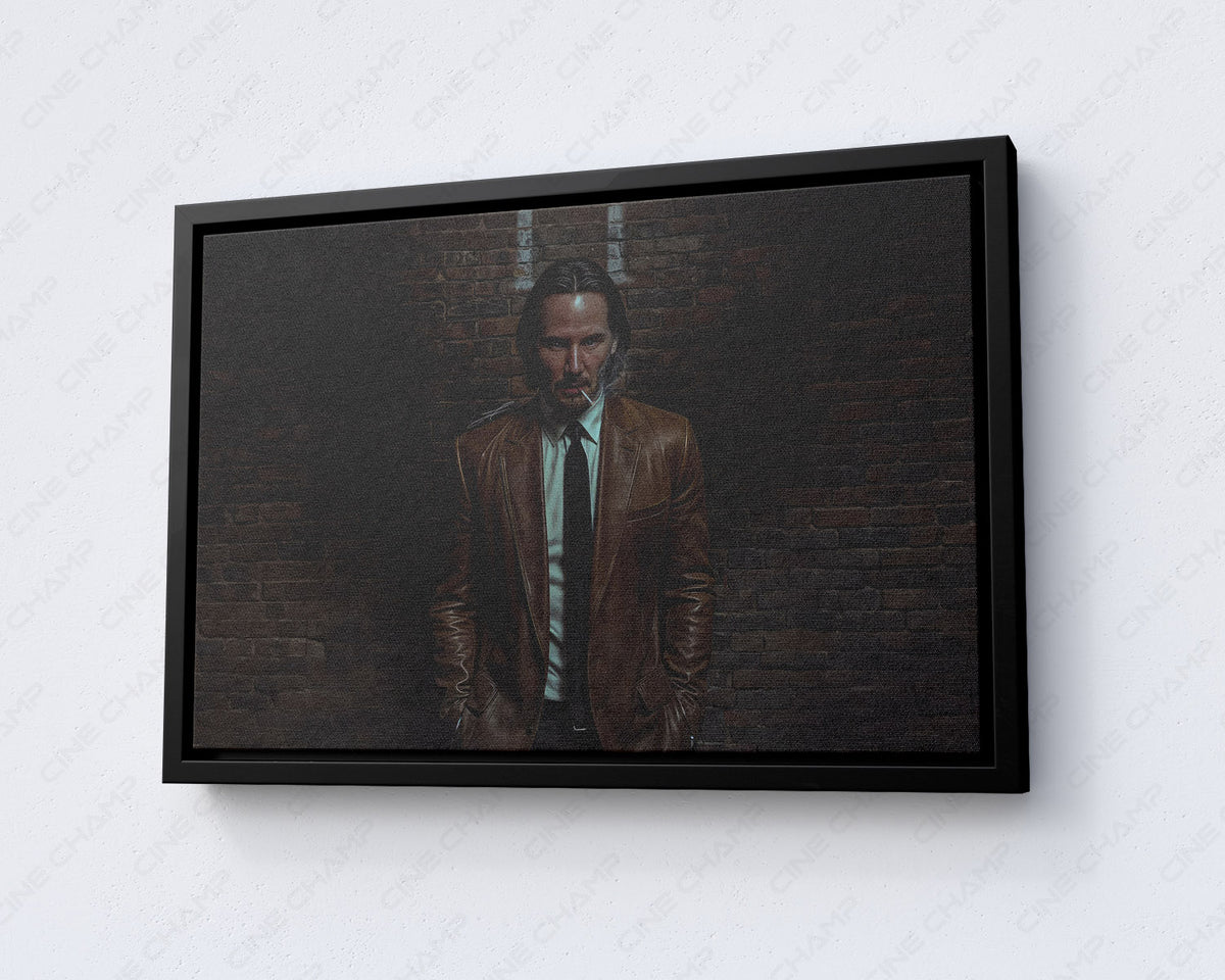 Keanu Reeves action hero comeback wall art