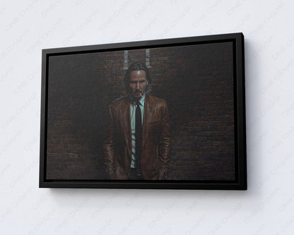 Keanu Reeves action hero comeback wall art