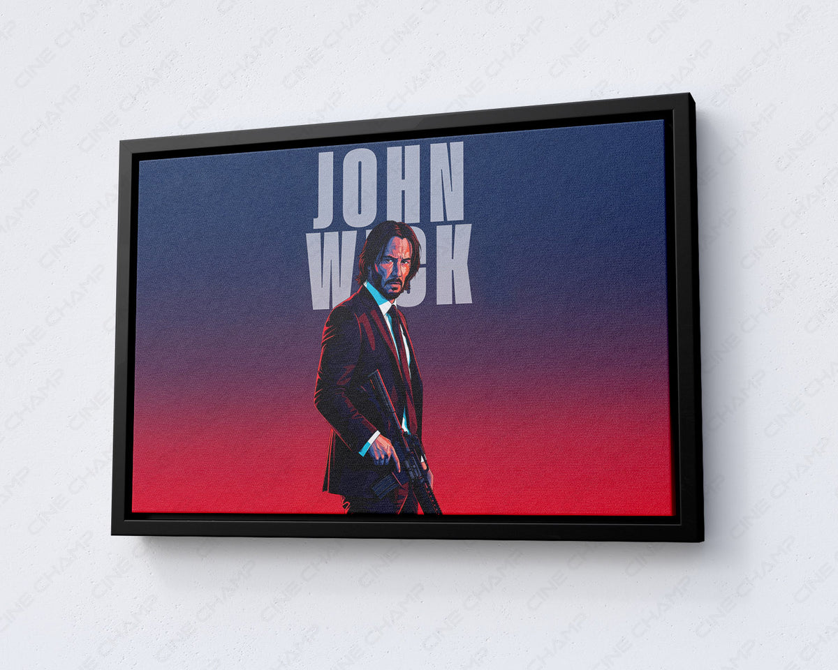 Keanu Reeves legendary action character artwork